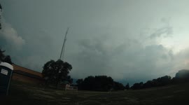 Severe storm/shelf cloud time lapse