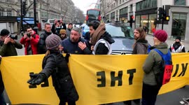 Kill The Bill protesters block road angering motorists