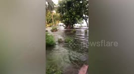 Water level rises in Fiji as Tonga volcano eruption sets off tsunami warnings