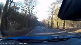Dodgy overtaker almost takes me out on the A134 thetford forest