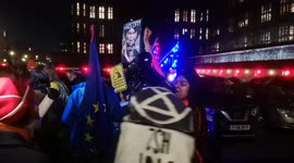 Really Annoying Demo: Protestors Have Fun Outside the House Of Lords