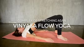 Vinyasa flow yoga: Complex of stretching asan