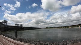 Boats And Fisherman At Kentucky Dam in Gilbertsville, KY