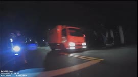 CLOSE CALL: Parked moped rider avoids a high-speed accident at last second (Dashcam Video)