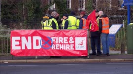 Dock workers handling new VW group cars strike over Fire & Rehire policy in Kent, UK