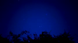Cold weather makes for clear skies above Derbyshire as millions of stars shine in the night sky, UK