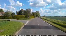Dangerous driver, BMW 3 series crazy overtake in Cambridgeshire, UK
