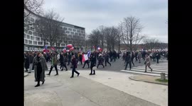 Protest against France's 'vaccine passport' Heath Pass takes place in Paris