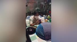 Girlfriend of Brit 'murdered in Thailand sickle attack' pictured moments after finding his dead body