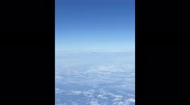 Passenger on flight from London to Budapest spots bizarre object in sky he claims is UFO