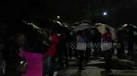Protests against the change of government in Podgorica, Montenegro