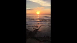 Sunset on the Cliffs