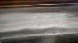 天津下雨出现泡沫