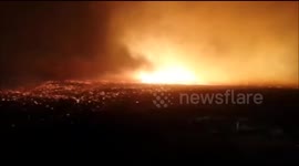 Huge 'fire whirl' in Idaho