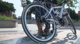 Man invents 'horse riding motion' bike in China