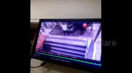 CCTV captures bus stop collapse in China