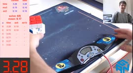 Wow! Rubik's cube solved in 3.28 seconds