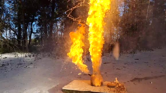 'Too hot for you?' YouTuber lights up thousands of match-heads in tea kettle