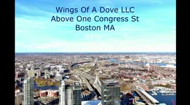 A Flight over 1 Congress Street in Boston MA.
