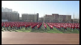 Students Do Ice And Snow Exercises In Zhangjiakou, Hebei, China