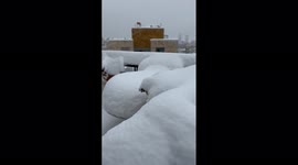 Jordan: Snowstorm Hits, Amman Blanketed In White 5