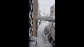 Jordan: Snowstorm Hits, Amman Blanketed In White 6