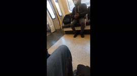 WOMAN ON LONDON UNDERGROUND - NHS IS BEING DESTROYED - ITS ABOUT CONTROL