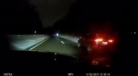 Near Miss Of A Deer On The Merritt Parkway
