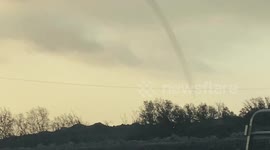 Terrifying waterspout tornado spotted swirling near Thai coast