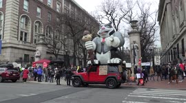 Columbia University students on Strike in New York, US
