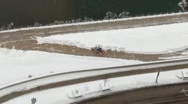 Watch as Chicago cleans up after deluge of Lake Effect snow hits the area