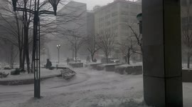 First Winter Storm of 2022 hits citizens of New York City blankets city streets