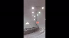 Wild winter scenes in New Jersey as winter Storm Kenan hits north-eastern United States