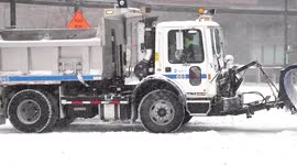 New York: Nor’easter snowstorm blankets Lower Manhattan as snowplows deployed across City streets