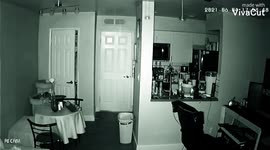 Enhanced Version! Ghost turns on light and stands next to it.