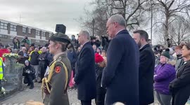 Irish politicians attend Bloody Sunday commemoration in Derry