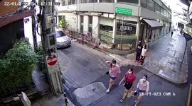 Nine-storey building collapses injuring pedestrians in Thailand