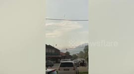 Roofs torn off as tornado-like storm rips through homes in northwestern Malaysia