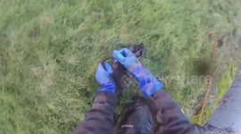 Magnet fisherman pulls six WW2 MACHINE GUNS out of a canal in Northamptonshire, UK