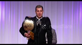 Mahmoud Sattari receives Best KO Award in Tokyo, Japan