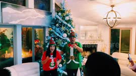 Heartwarming moment shows Air Force sergeant surprises family during holidays