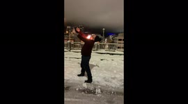 Seattle woman arrested after nearly running down group who hit her car with snowballs supplementary footage