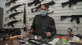 In Kyiv, sales of guns and ammunition have soared since December