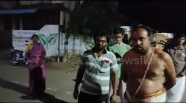 Indian Cobra Rescue at night by Rescuers chella safely