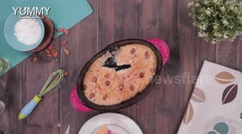 هريسة باللبن وصفة حلويات سهلة وسريعة ... Milk based dessert. Easy and quick to satisfy your sweet tooth