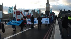 the Sound of distressed whale was heard   as   global coastline rebellion staged a small protest against Shell ,mining practice's damage marine life