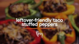 Super Bowl Party Idea: Mouth-Watering Taco Stuffed Peppers (Leftover-Friendly!)