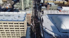 Trucker Convoy in Toronto Protesting 3