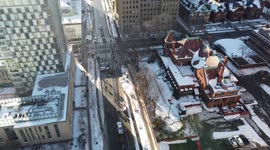 Following a Protesting Truck in Downtown Toronto 4