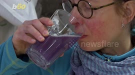 This French brewer uses algae to turn their beer blue